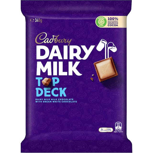 Cadbury Chocolate Block Top Deck
