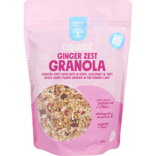 Chantal Organics Ginger Zest Granola