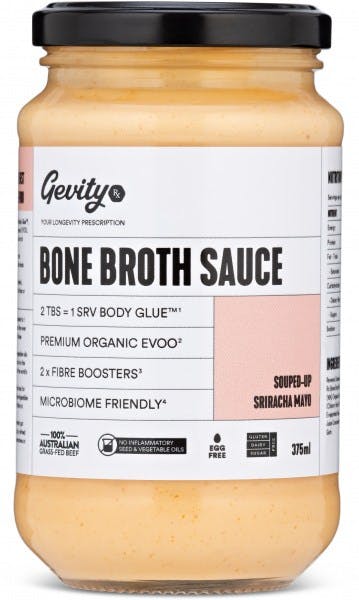 Gevity Rx Bone Broth Sauce Souped-Up Sriracha Mayonnaise