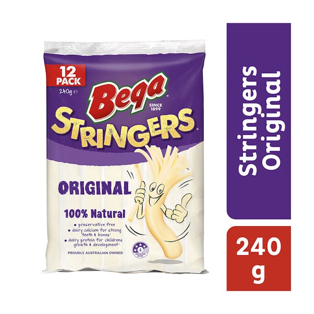 Bega Dairy Stringers Original Cheese