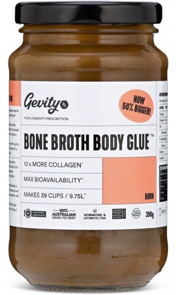 Gevity Rx Bone Broth Body Glue Burn