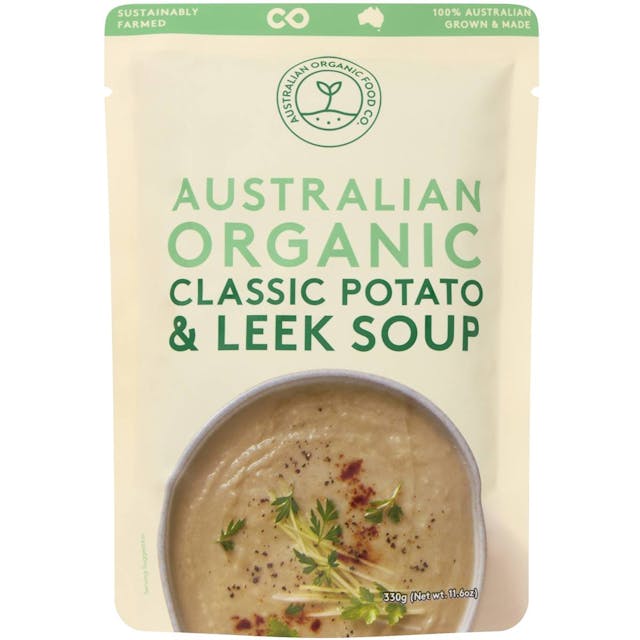Australian Organic Food Co Potato & Leek Soup Pouch