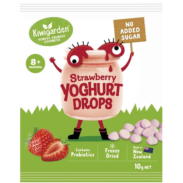 Kiwigarden Yoghurt Drops Strawberry