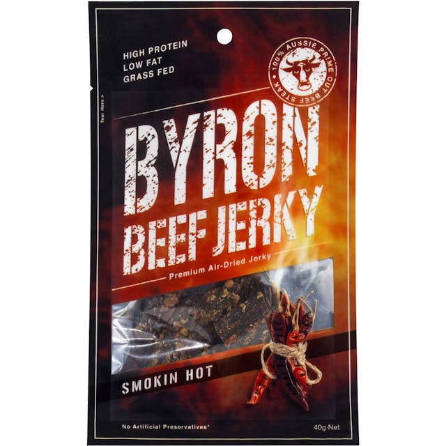 Byron Smoking Hot Beef Jerky