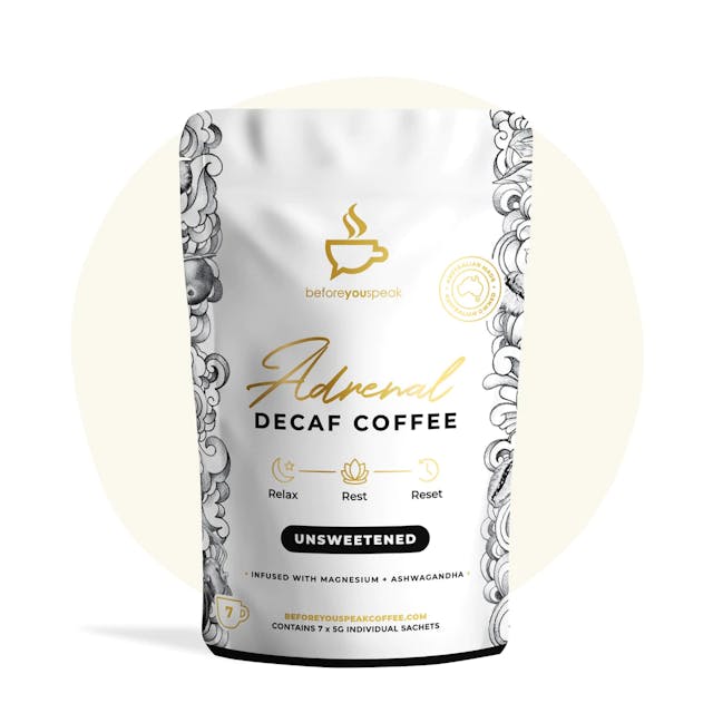 Beforeyouspeak Coffee Adrenal Decaf Coffee Unsweetened