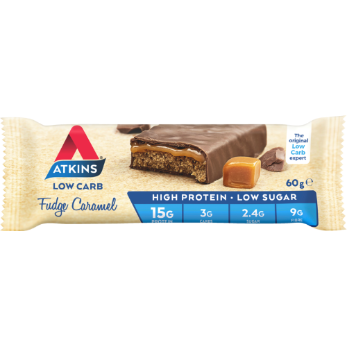 Atkins Advantage Fudge Caramel Low Carb Bar