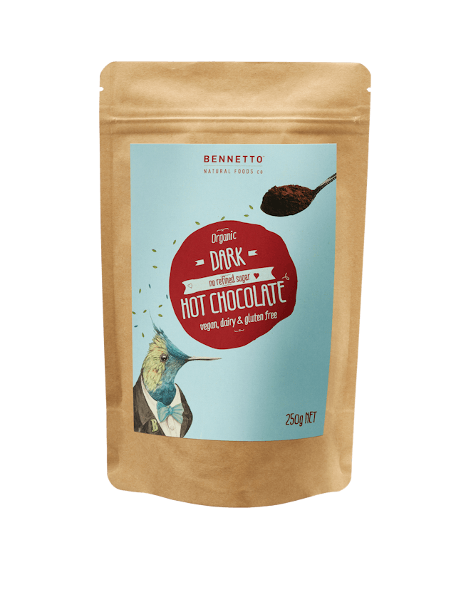 Bennetto Dark Cocoa Hot Chocolate Powder