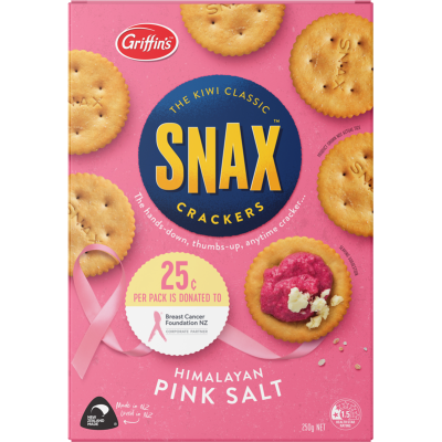 Griffin's Snax Himalayan Pink Salt Crackers