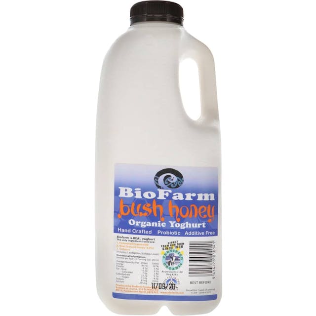 Biofarm Organic Yoghurt Bottle Bush Honey
