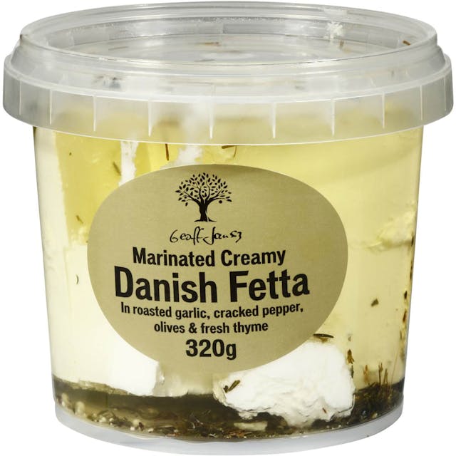 Geoff Jansz Marinated Creamy Danish Fetta