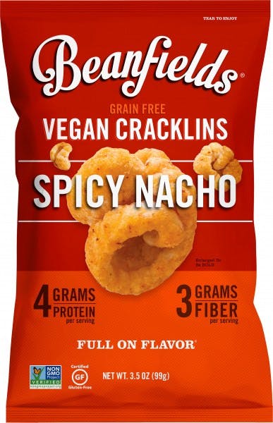 Beanfields Vegan Cracklins Spicy Nacho