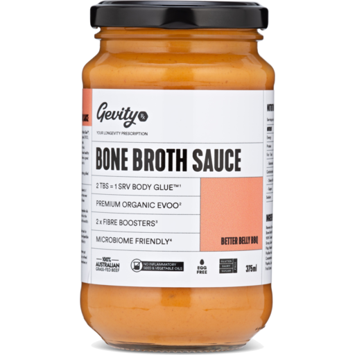 Gevity RxBone Broth Sauce Better Belly Bbq Sauce