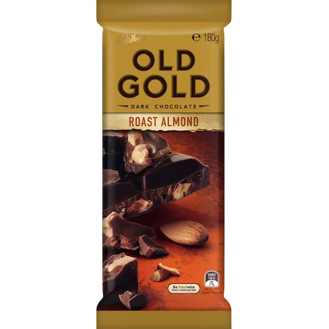 Cadbury Old Gold Chocolate Block Dairy Milk Roast Almond