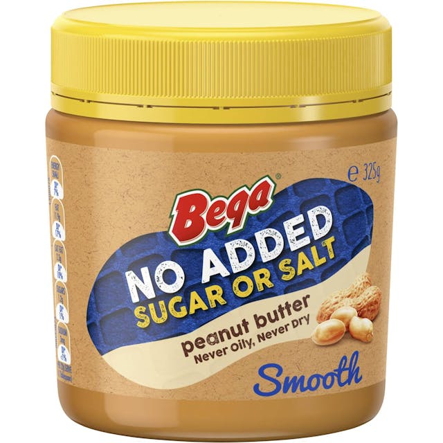 Bega Peanut Butter No Added Sugar Or Salt Smooth