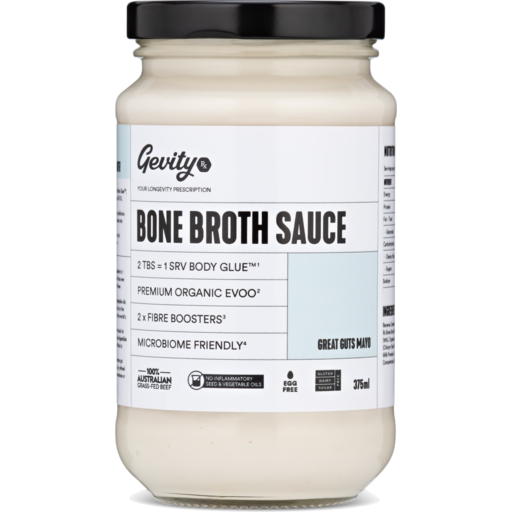 Gevity RxBone Broth Sauce Great Guts Mayo