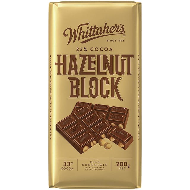 Whittaker's Hazelnut Block