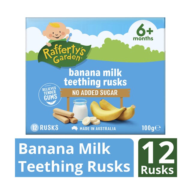 Banana Milk Teething Rusks