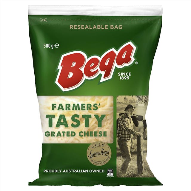 Bega Farmers' Tasty Grated Cheese