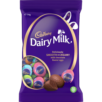 Cadbury Dairy Milk Smooth & Creamy Easter Eggs Bag