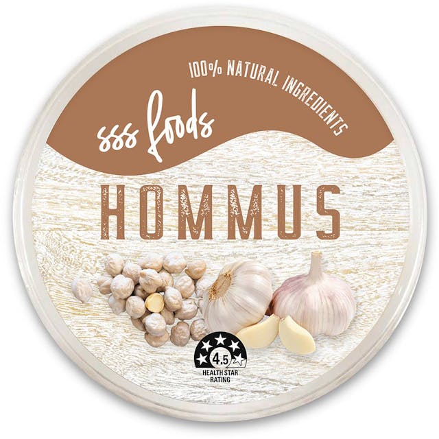 Sss Foods Natural Hommus