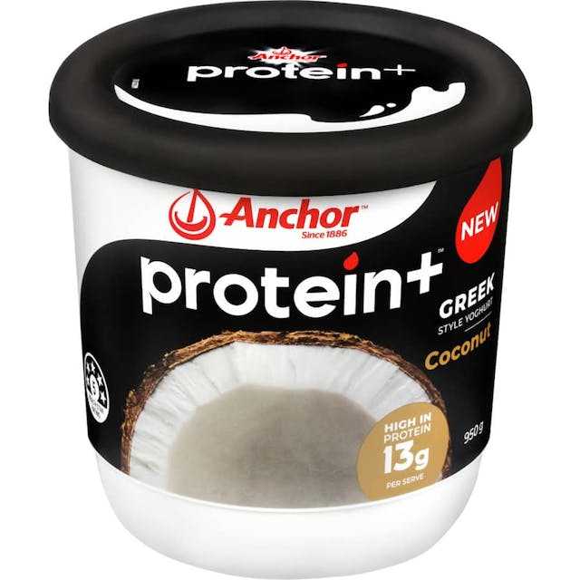Anchor Protein Plus Yoghurt Tub Greek Coconut