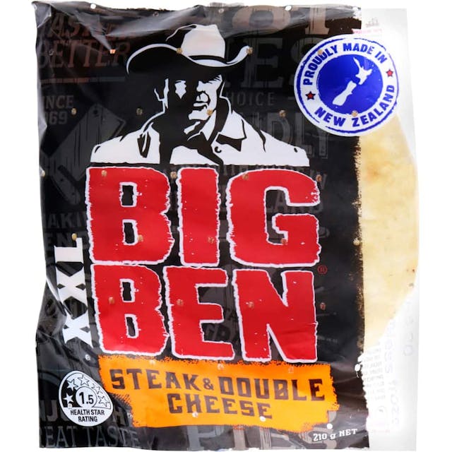 Big Ben Xxl Chilled Single Pie Steak & Cheese