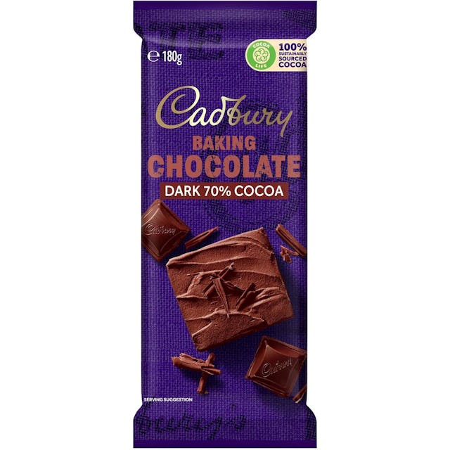 Cadbury Baking Dark Chocolate 70% Cacao