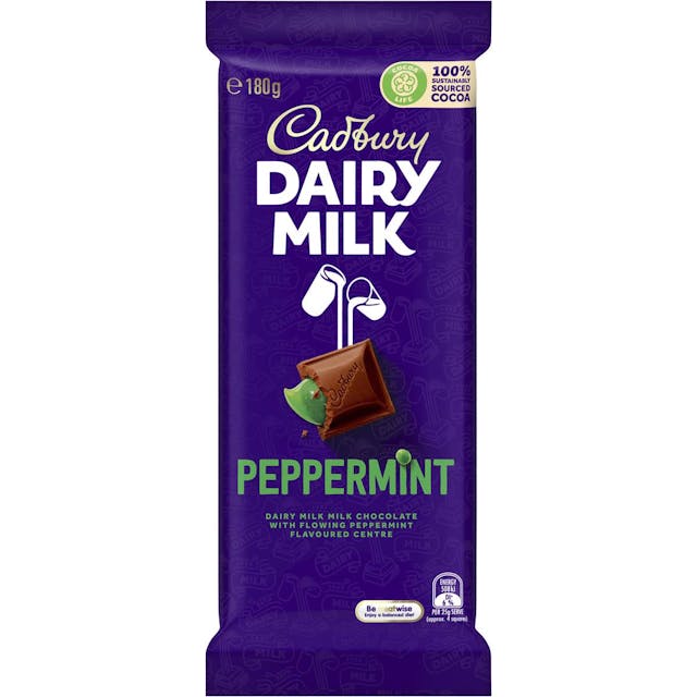Cadbury Dairy Milk Peppermint Block