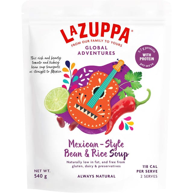 La Zuppa Soup Pouch Mexican Style Bean & Rice