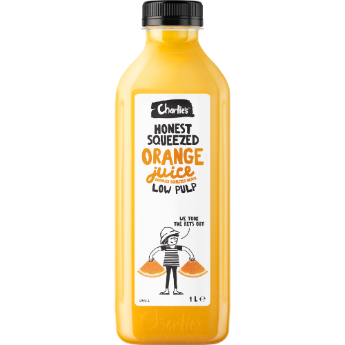 Charlie's Honest Squeeze Low Pulp Orange Juice