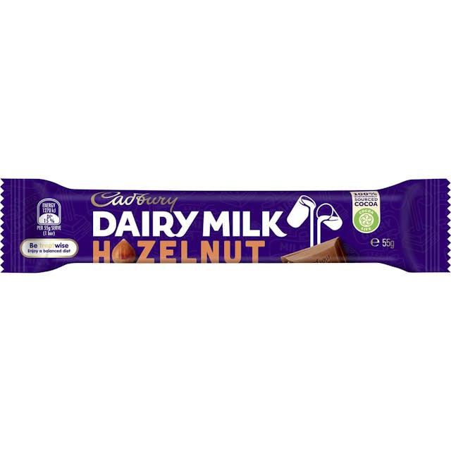 Cadbury Dairy Milk Chocolate Hazelnut Bar