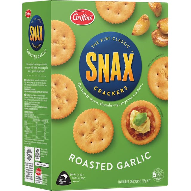 Griffins Snax Crackers Garlic