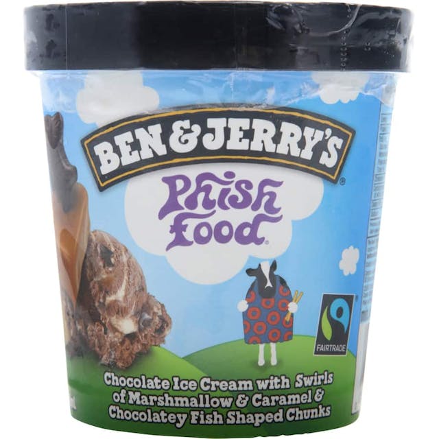 Ben & Jerry's Phish Food Ice Cream Choc With Marshmlw & Caramel