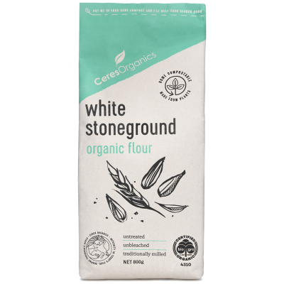 Ceres Organics White Stoneground Organic Flour
