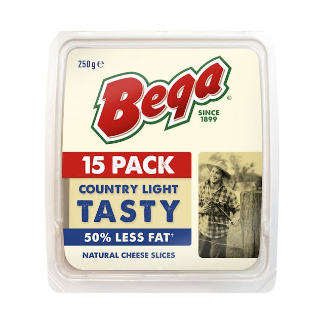 Bega Light & Tasty Natural Cheese Slices