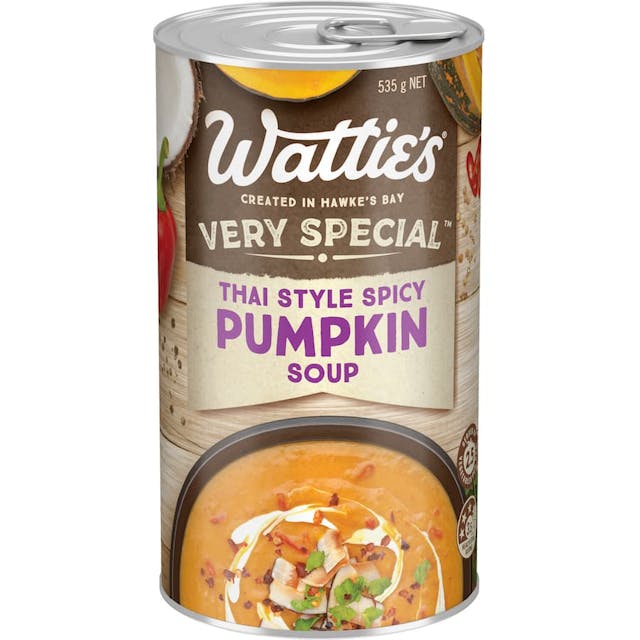 Wattie's Very Special Canned Soup Thai Spicy Pumpkin