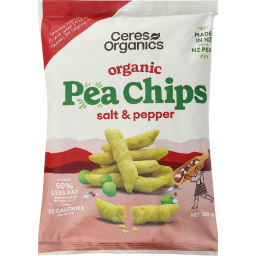 Ceres Organics Salt & Pepper Pea Chips