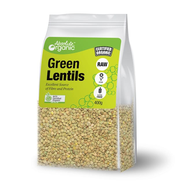 Absolute Organic Raw Green Lentils