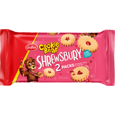 Griffin's Cookie Bear Shrewsbury Strawberry Biscuits
