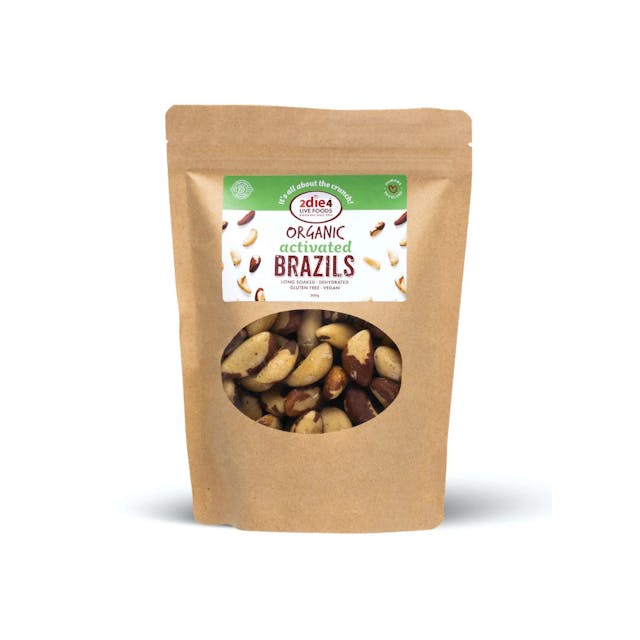 2Die4 Live Foods Organic Vegan Activated Brazil Nuts