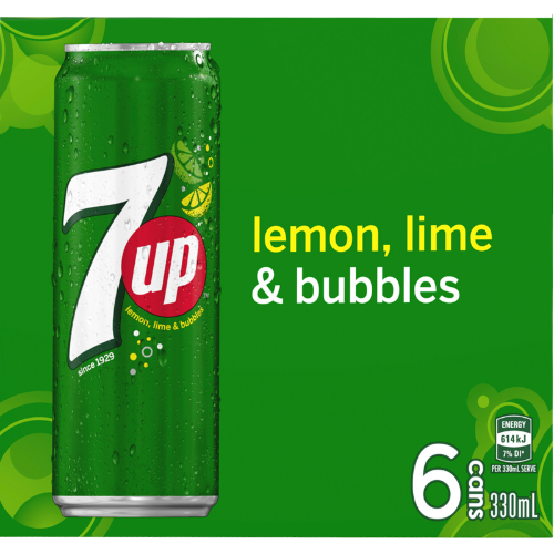 7 Up Soft Drink Cans