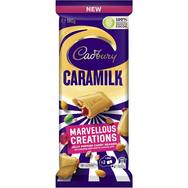 Cadbury Marvellous Creations Caramilk Chocolate Block