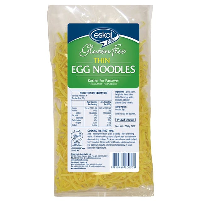 Gluten Free Thin Egg Noodles