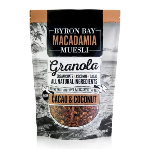 Cacao & Coconut Granola Byron Bay Muesli