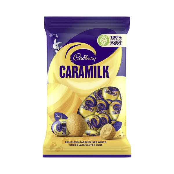 Cadbury Caramilk Easter Eggs Bag