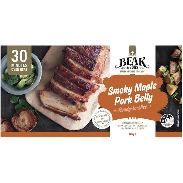 Beak & Sons Pork Belly Smoky Maple
