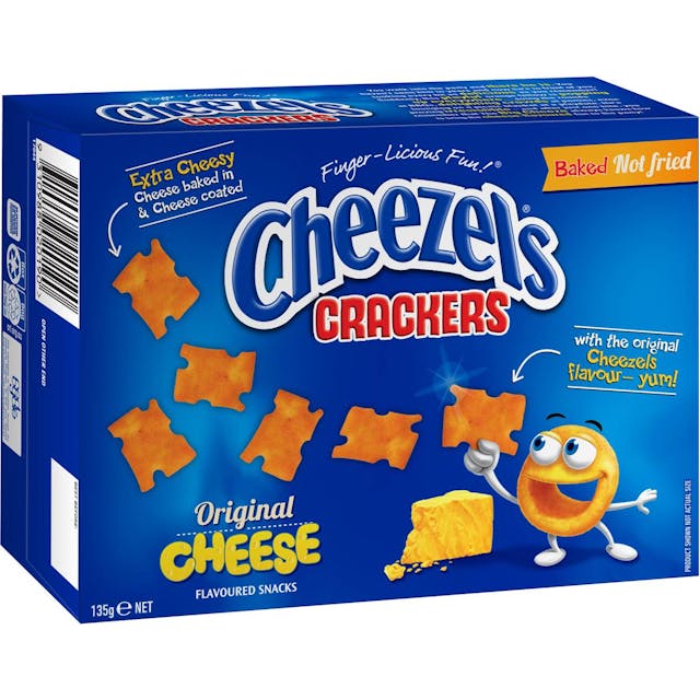 Cheezels Original Cheese Crackers