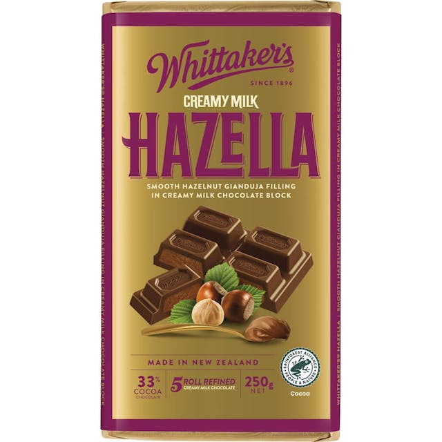 Whittaker's Chocolate Block Hazella