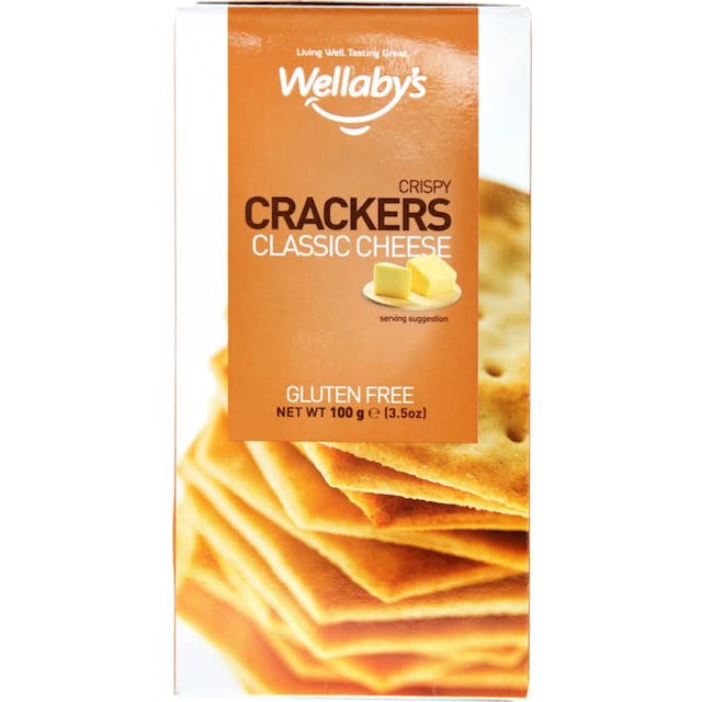 Wellabys Crackers Cheese Gluten Free