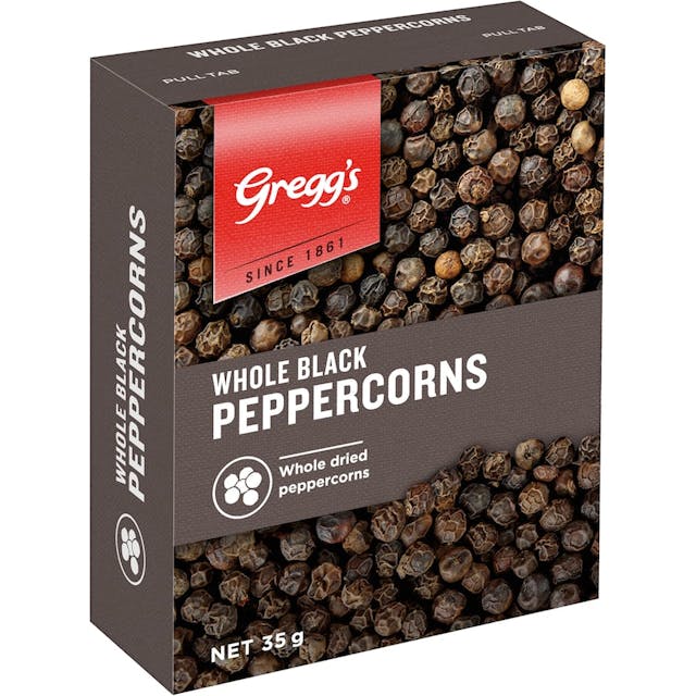 Greggs Whole Black Peppercorns